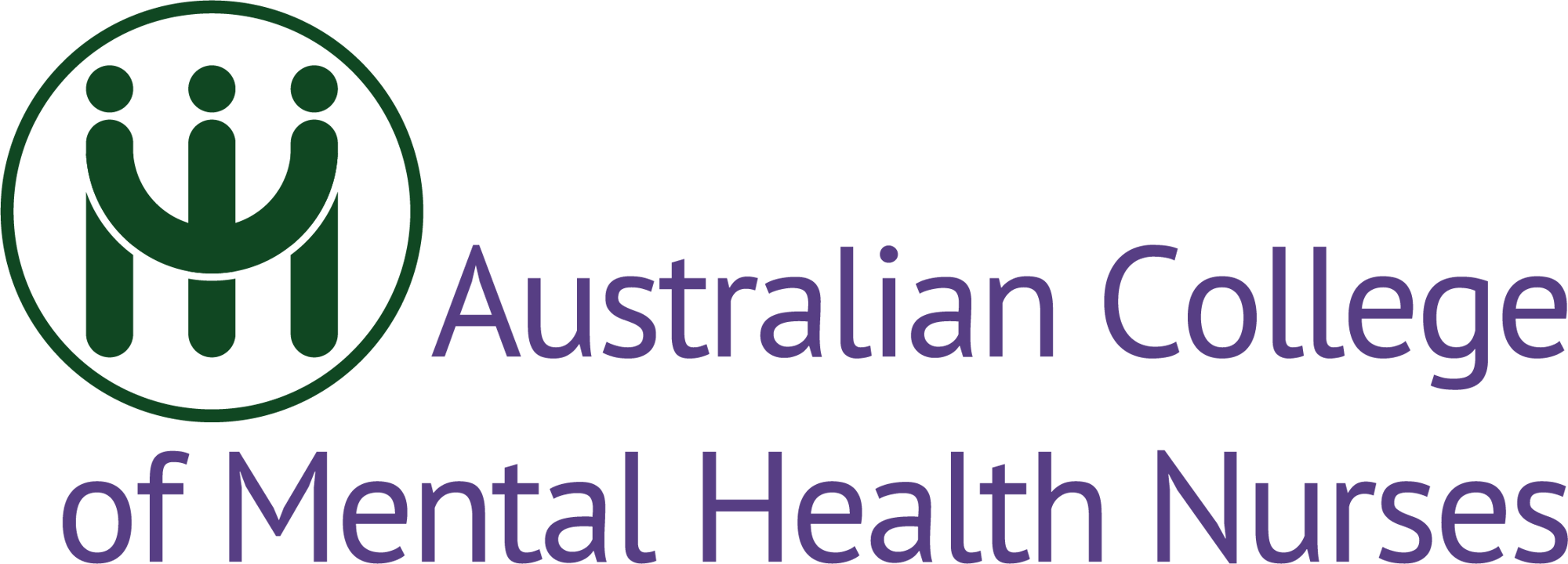 ACMHN - logo full horizontal - green logo purple text-1